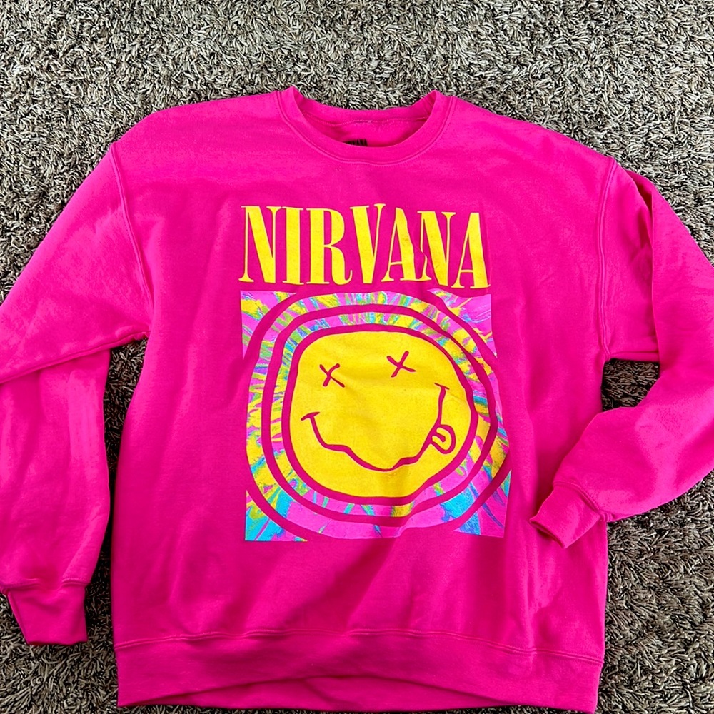 Nirvana oversized sweatshirt NEW no tags. Size large
